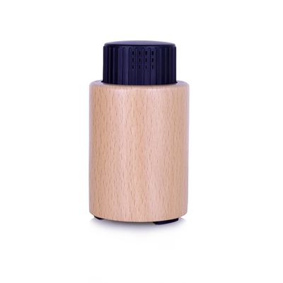 Solid Wood Anhydrous Car Mist Diffuser , 210g 10ML Auto Aroma Diffuser